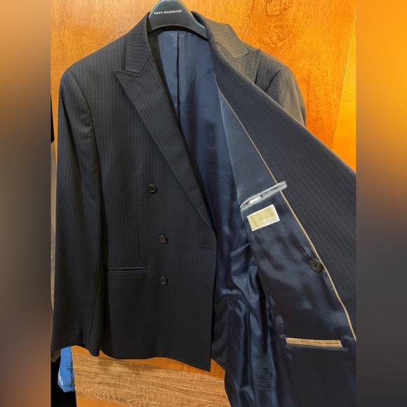 Michael Kors Black Pinstripe Blazer